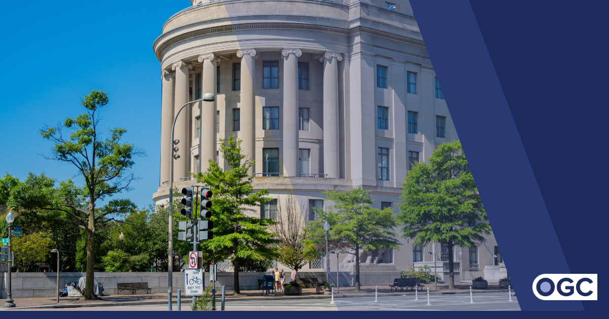 Exterior of the FTC headquarters building in Washington, D.C.